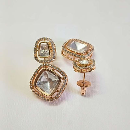 Gold Krisha Kundan Drop