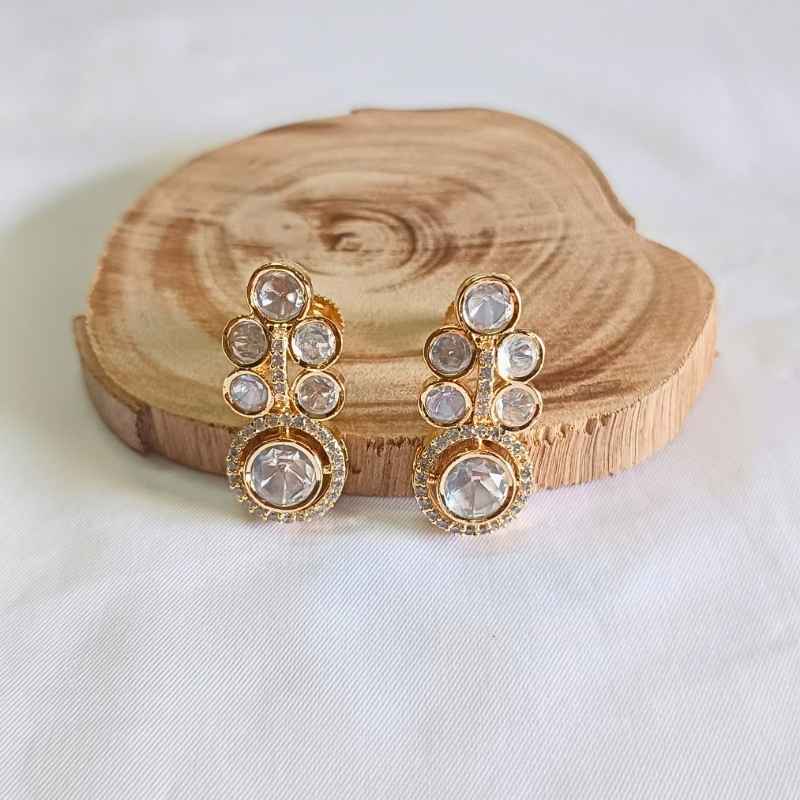 Gold Lalita Kundan Drop