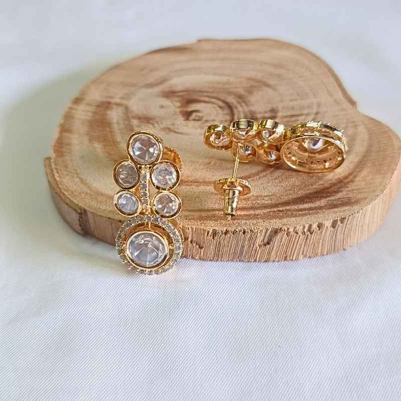 Gold Lalita Kundan Drop