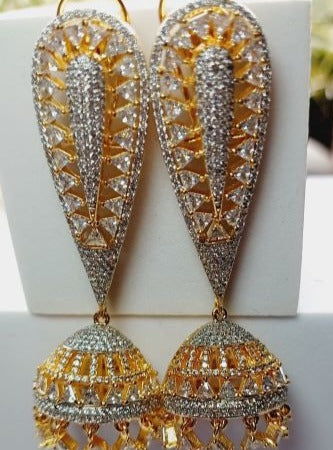 Gold Preet Long Jhumkis