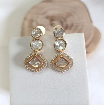 Gold Lyla Kundan Drop