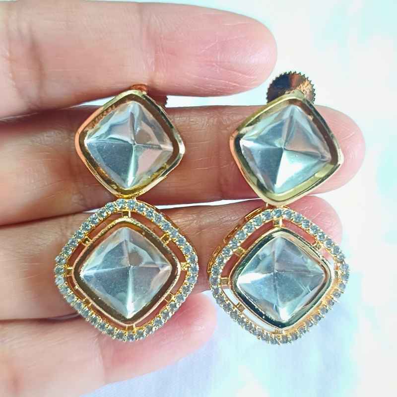 Gold Maiya Kundan Drop