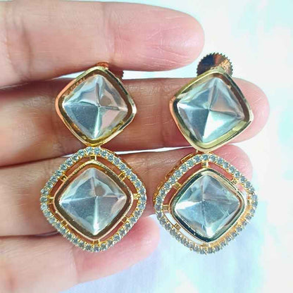 Gold Maiya Kundan Drop