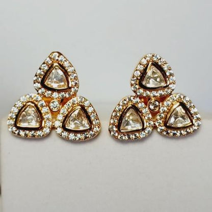 Gold Manvi Studs