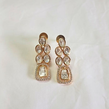 Gold Mayah Kundan Drop