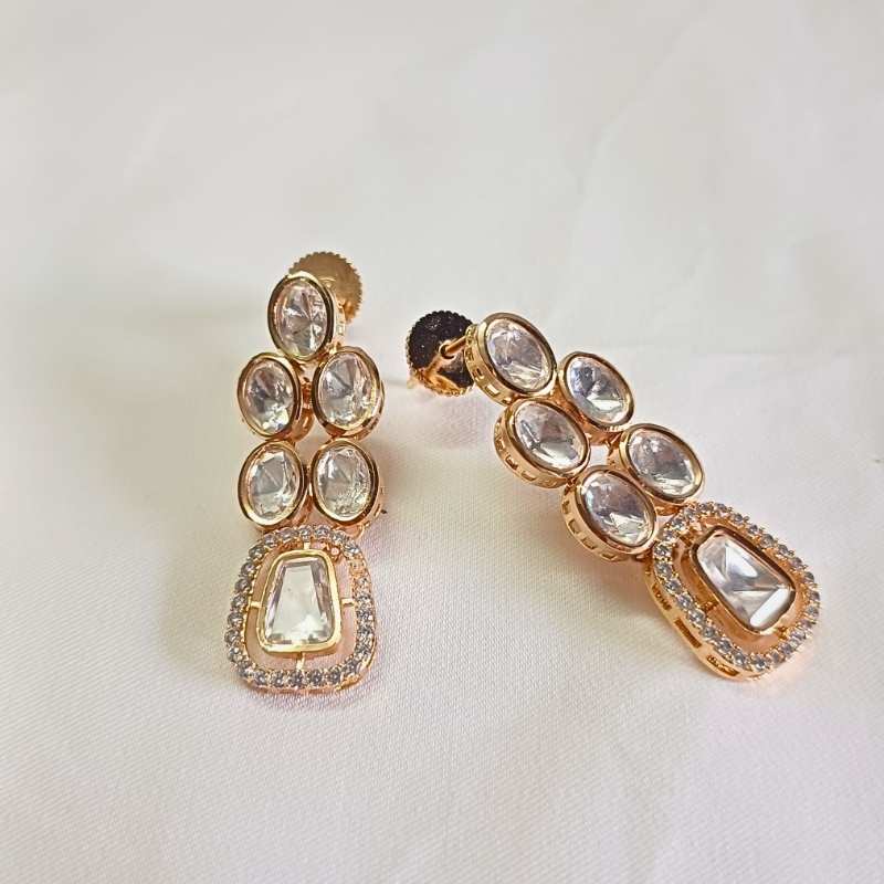 Gold Mayah Kundan Drop