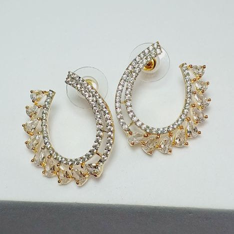 Gold Mehar Studs