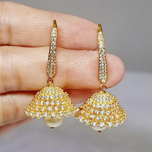 Gold Mela Jhumkis