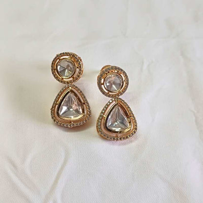 Gold Mishka Kundan Drop