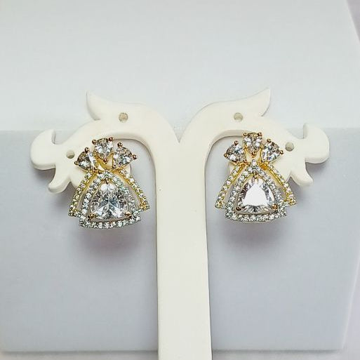 Gold Neela Studs