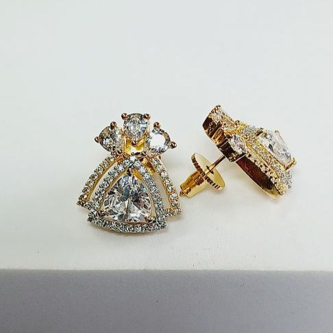 Gold Neela Studs