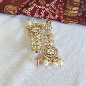 Gold Nithila Kundan Dangle