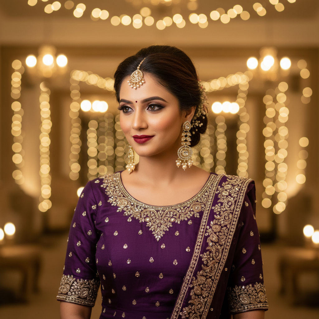 Gold Nithila Kundan Dangle