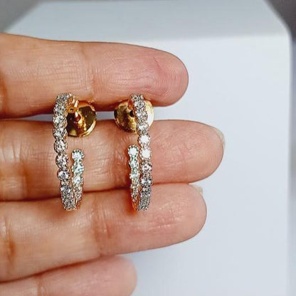 Gold Nutan Hoops