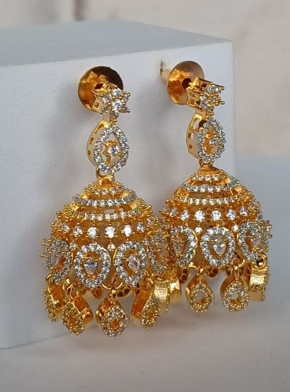 Gold Priya Jhumkis