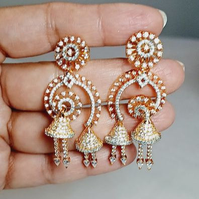 Gold Purna Jhumkis