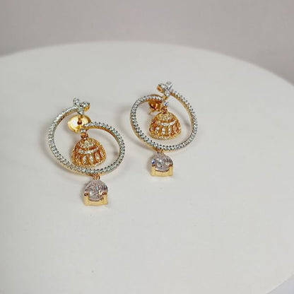 Gold Raaga Chandbali Jhumkis