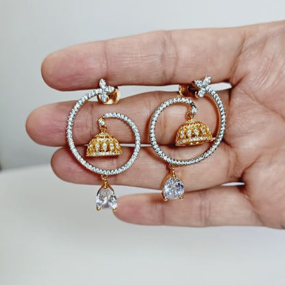 Gold Raaga Chandbali Jhumkis