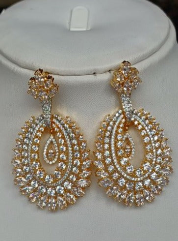 American Diamond Gold Richa Danglers