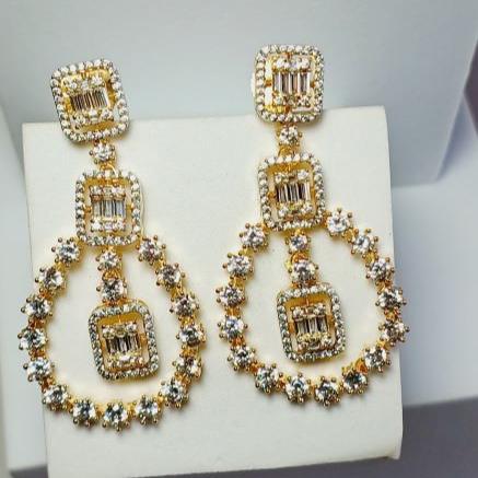 AD Gold Saira Dangle Earrings