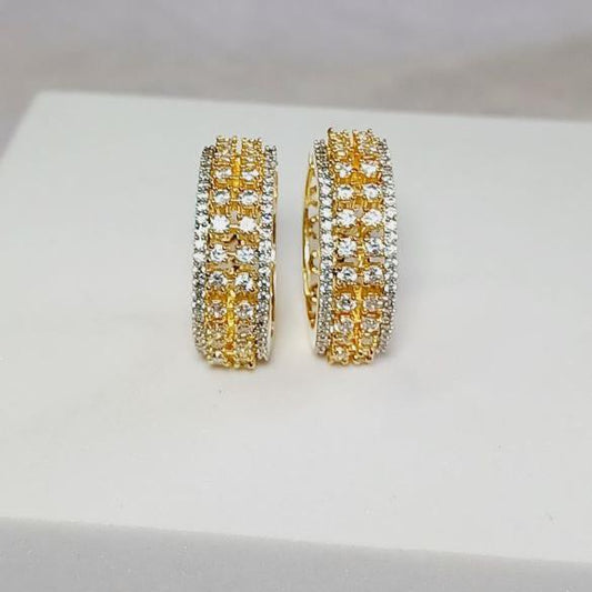 AD Gold Soha Hoop Earrings