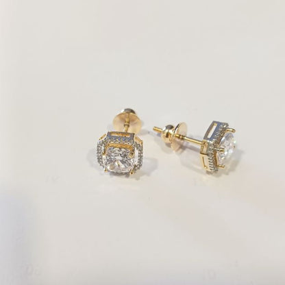 Gold Tisya Diamond Studs