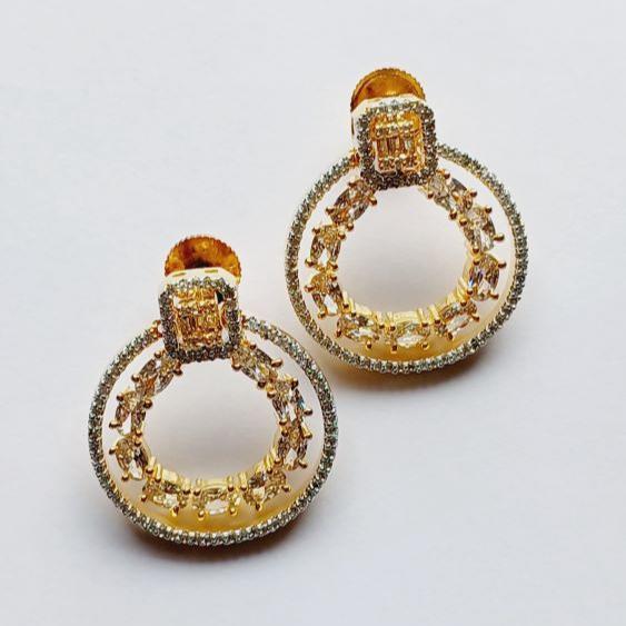 AD Gold Udita Drop Earrings