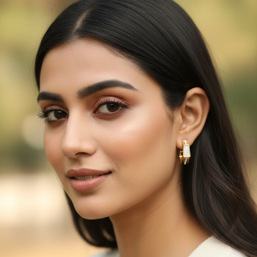 Gold Yuvika Diamond Balis