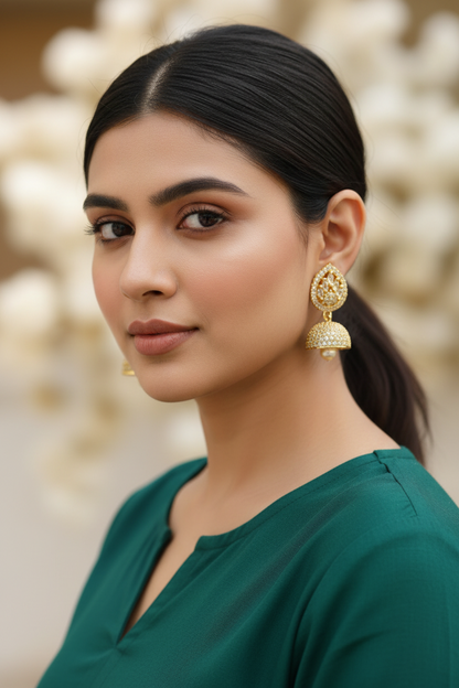 Gold Inaya Jhumki