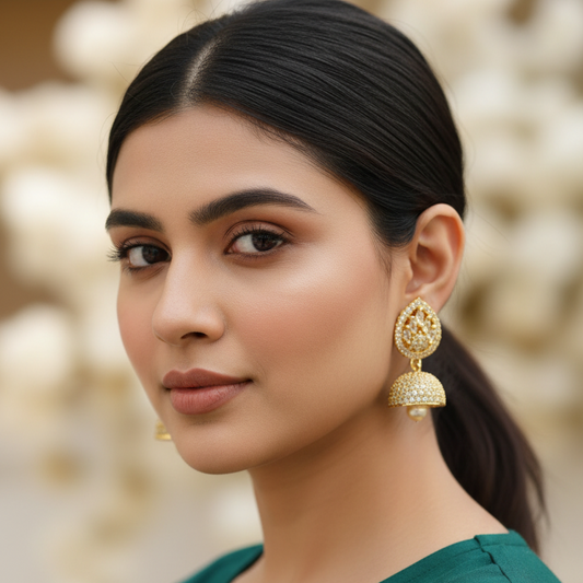 Gold Inaya Jhumki