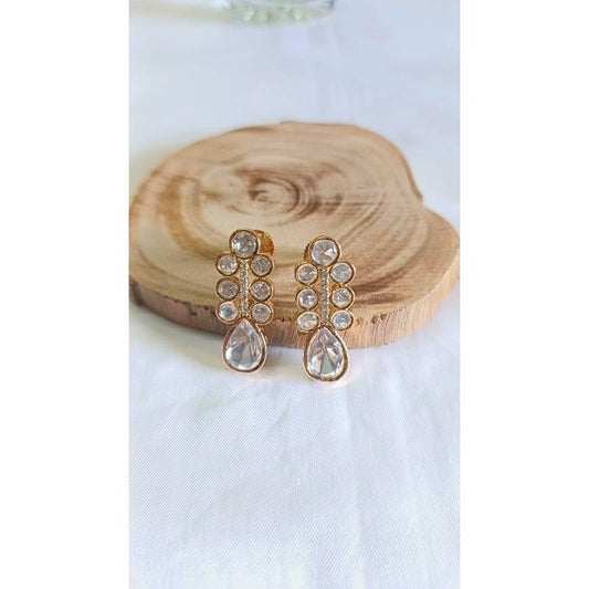 Gold Khushi Kundan Drop