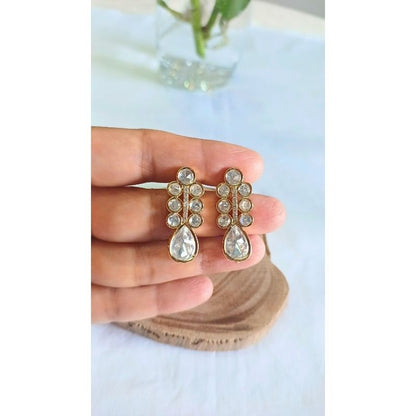 Gold Khushi Kundan Drop