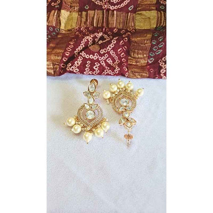 Gold Parisa Kundan Dangler