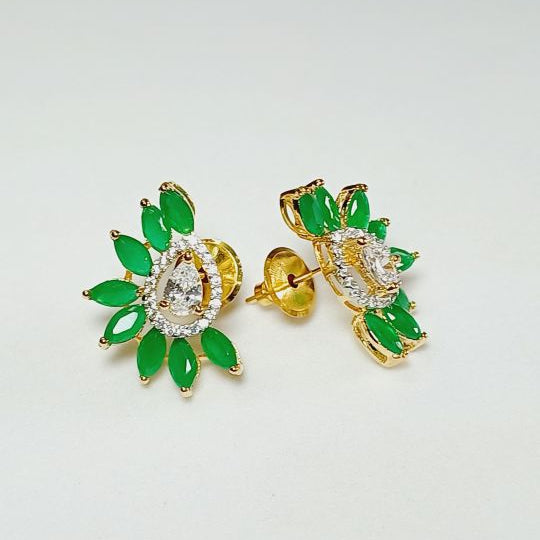 Green Anila Studs