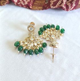 Green Nihan Kundan Dangler