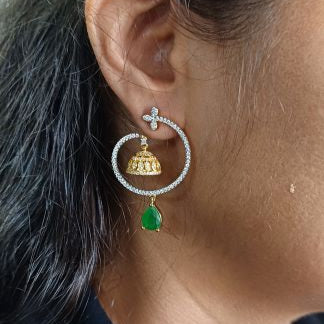 Green Raaga Chandbali Jhumki