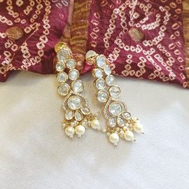 Pearl Latika Kundan Dangle