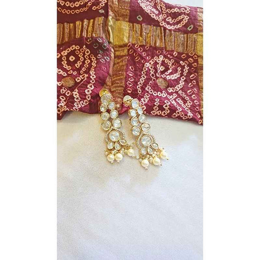 Pearl Latika Kundan Dangle