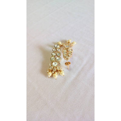 Pearl Latika Kundan Dangle