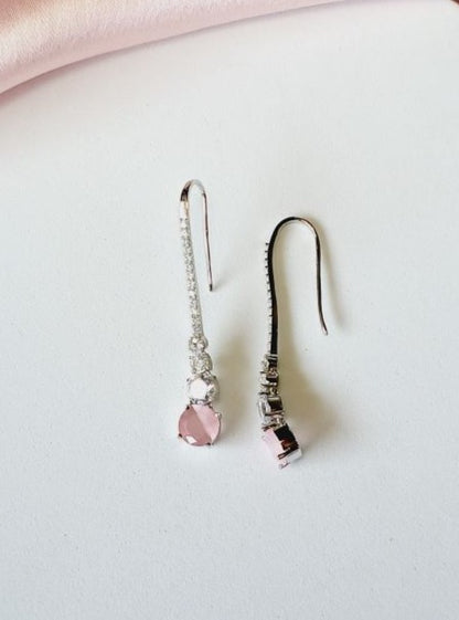 Pink Ella Drop Silver