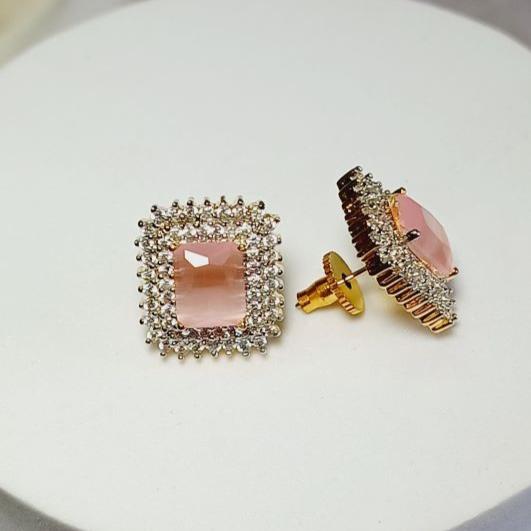 Pink Hiral Studs