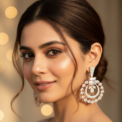 Rose Gold Kamya Chandbali