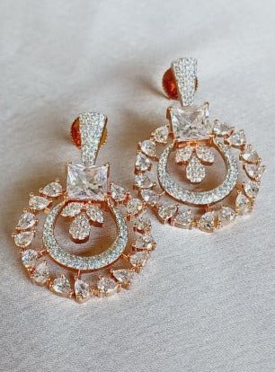 Rose Gold Kamya Chandbali