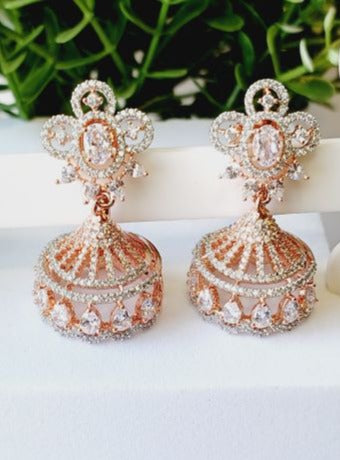 Rose Gold Vanya Jhumki