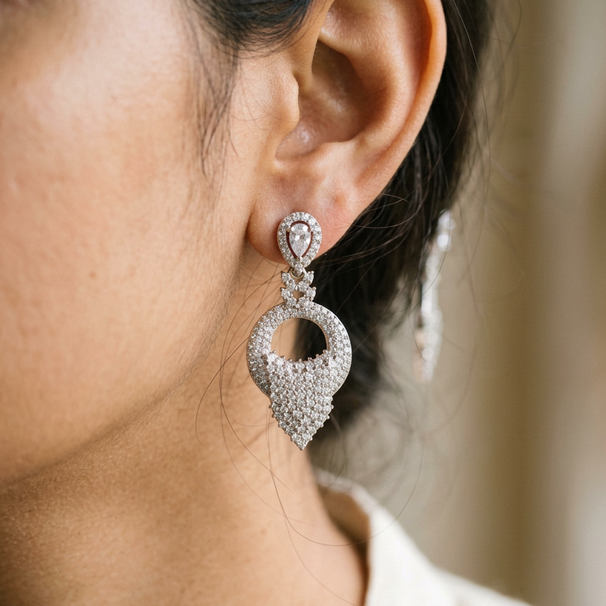 Silver Aakriti Drops