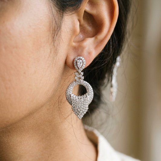 Silver Aakriti Drops