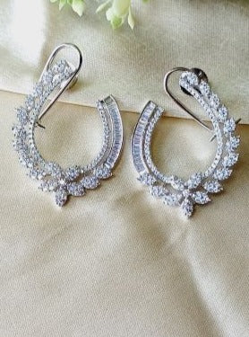 Silver Charita Studs