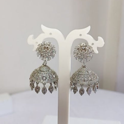 Silver Divi Jhumki
