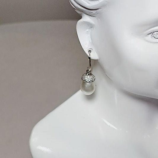 AD Silver Elaxi Drop Earrings