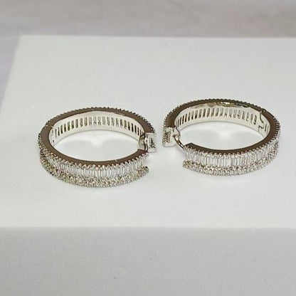 Silver Hetvi Hoops